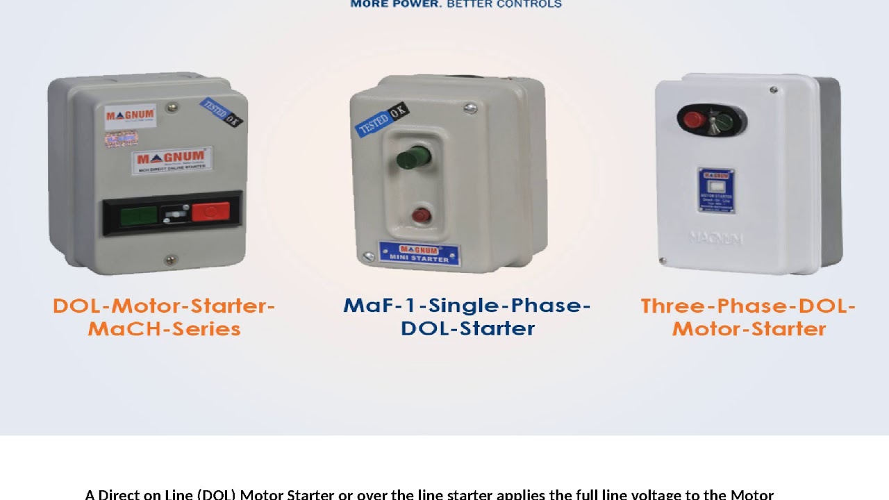 Motor Starter Manufacturers in Bangalore YouTube