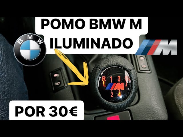 NUEVO POMO BMW M ILUMINADO PARA EL BMW E36 DE ALIEXPRESS POR 30€😎 COMO  CAMBIAR POMO BMW 