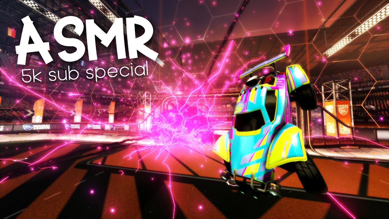 ASMR 5k SUBSCRIBER SPECIAL! Rocket League Competitive 2's, Cam Settings, Tutorial, Garage Tour, etc.