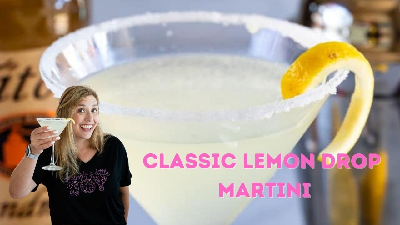 BEST Lemon Drop Martini (Easy Cocktail Recipe)