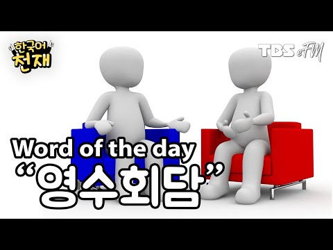 Let's have a talk 🤝 "영수회담" | Word of the day
