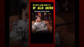 42 Do's AND Don't's of Allu Arjun #cinimawood