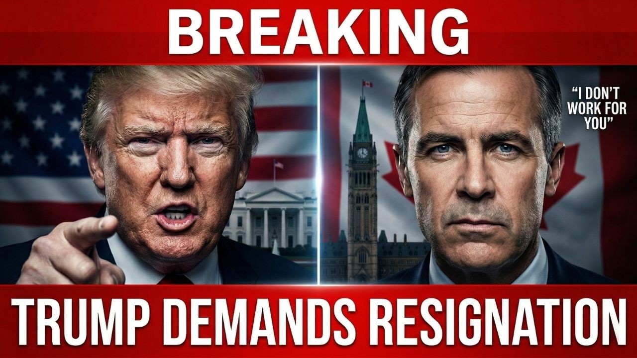 BREAKING: Trump Demands Carney Resign — Canada Strikes Back