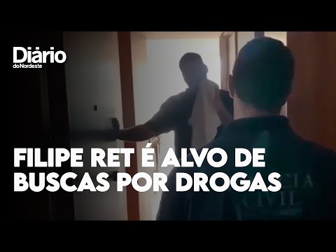 Filipe Ret é acordado por policiais que cumpriam mandado de busca em Angra; celular foi apreendido