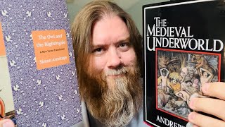 The Medieval Underworld / The Owl and the Nightingale | Fresh-Read Kills | July 16, 2024
Thoughts on some recent reads #historathon2024 #booktube
BOOKS DISCUSSED
- The Medieval Underworld by Andrew McCall
- The Owl and the Nightingale trans. by Simon
Armitage
HISTORATHON 2024
Historathon is a year-long celebration of reading historical nonfiction. The goal is to read, discuss, and spotlight works of history, and to encourage reluctant readers to give history a try. The calendar year will be divided into three-month blocks, with each block focusing on a particular period of time:
Jan-March = Prehistory-500 CE
April-June = 500-1500
July-Sept = 1500-1820
Oct-Dec = 1820-Present
To participate, simply read a work of history that falls into the time period for each quarterly segment of the year. Read more if you’d like! Tailor the choices to your interests or try something completely new.
Historathon Side Quests: We will also be encouraging/participating in history-related activities throughout the year, including watching historical films/documentaries, trying historical recipes, listening to historical music, etc. Feel free to join us!
We will be using the hashtag: #historathon2024
To join us on DISCORD, follow this link: https://discord.gg/au9VHFts8k
To join us on VOXER, contact any cohost and well be happy to add you. (My Voxer handle is listed below.)
COHOSTS
@passageoftime8561
@bookssongsandothermagic
@BookTimewithElvis
@billruttenberg
@ReadbyFred
@RaynorReadsStuff
@NicholasOfAutrecourt
@TheHistoryShelf
Find me on Instagram: @revenant_vin
Contact me on Voxer: revenantvin
THE HORRORCAST PODCAST (horror movie discussion podcast)
https://podcasts.apple.com/us/podcast/the-horror-cast-intelligent-horror-movie-discussion/id1480036653 The Medieval Underworld / The Owl and the Nightingale | Fresh-Read Kills | July 16, 2024