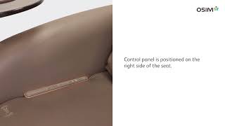 【OSIM uDiva SOFA】Control Panel Operations