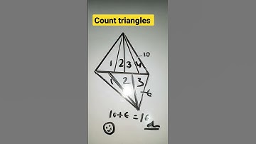 count triangles #short #shorts #ashortaday #yutubeshorts #viral #reasoning #triangle #studywithme