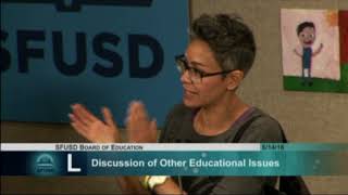 Alison Collins speaks re: racist language of SFUSD parent leaders 6-14-2016