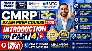 CMRP Exam Prep Course 2026 | Certified Maintenance & Reliability Professional | Part 4