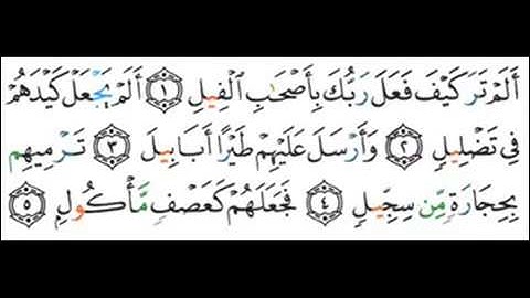105 - سوره الفيل - سعود الشريم  Surah Al-Fil - Saud Al-Shuraim