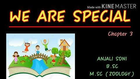 Class 5th/ EVS/ RBSE/ Chapter 3/ WE ARE SPECIAL