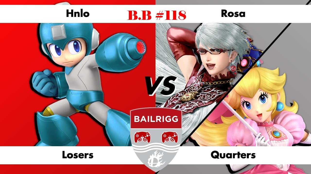 Hnlo (Megaman) vs Rosa (Bayonetta, Peach) Losers Quarters Bailrigg Bitesized#118