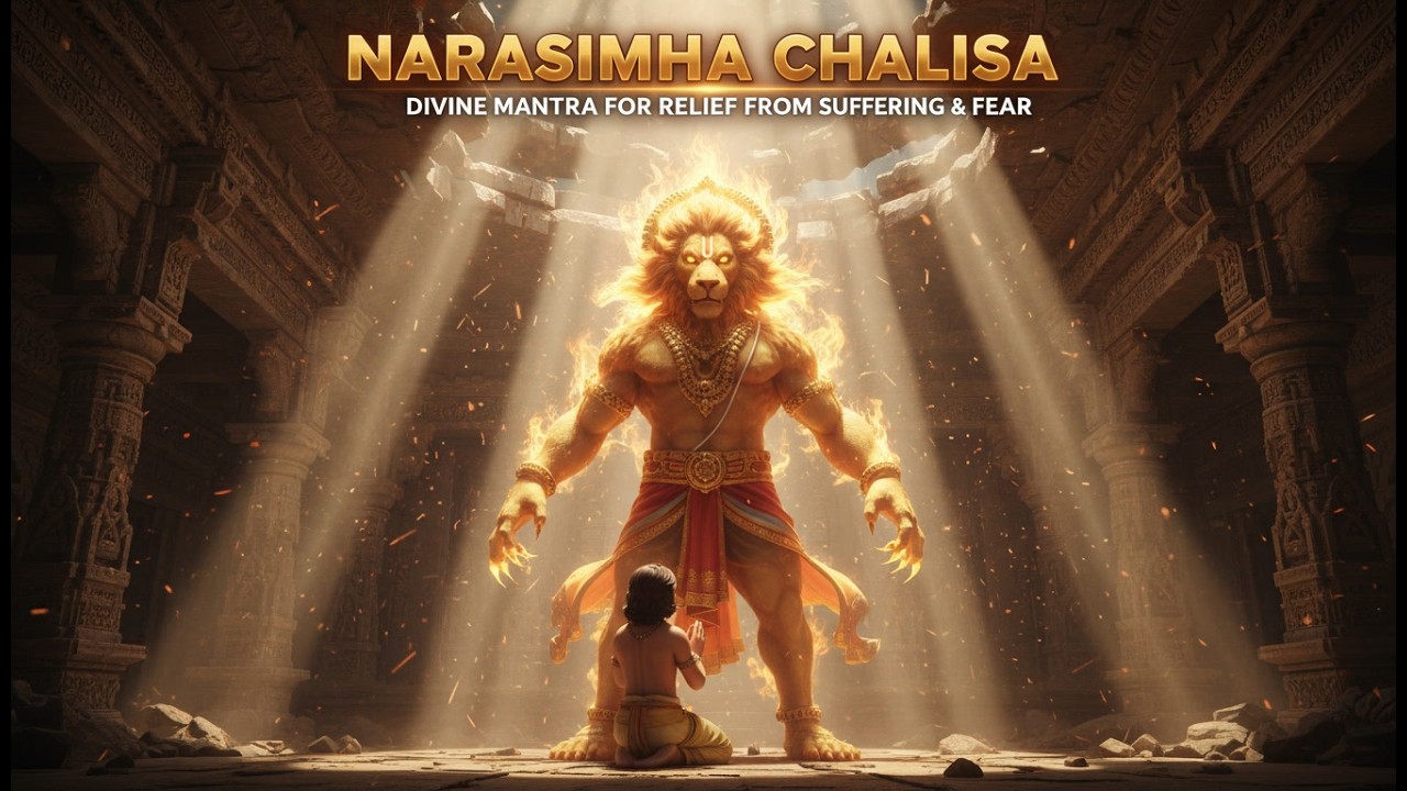 श्री नरसिंह चालीसा | रोग, दुःख और भय से मुक्ति – संकट मोचन मंत्र  #narsimha