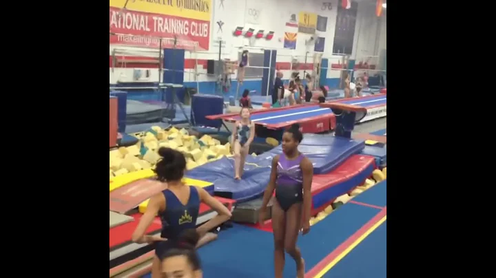 Round off back handspring double back