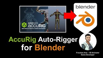 Rigging in 1 minute - AccuRig Auto-Rigger for Blender - Full Tutorial