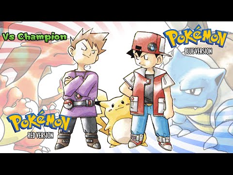 Pokemon Red Blue Yellow Battle Champion Music Hq Youtube