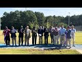 Local and state officials cut the ribbon at the new Calhoun County Sport Complex