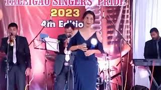 Goan Reporter:Naxilina Estrocio Singing Konkani Song Kaliz Ostoreche at Taleigao Singers Pride-2023