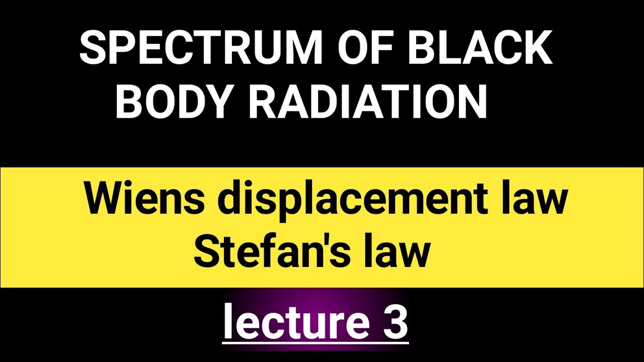 spectrum of black body radiation || bsc physics || bindas physics - YouTube