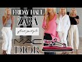 Friday Haul  | Zara &amp; Free People Try On | DIOR Sandals | Tom Ford Sunglasses