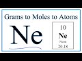 Converting Grams of Neon to Atoms