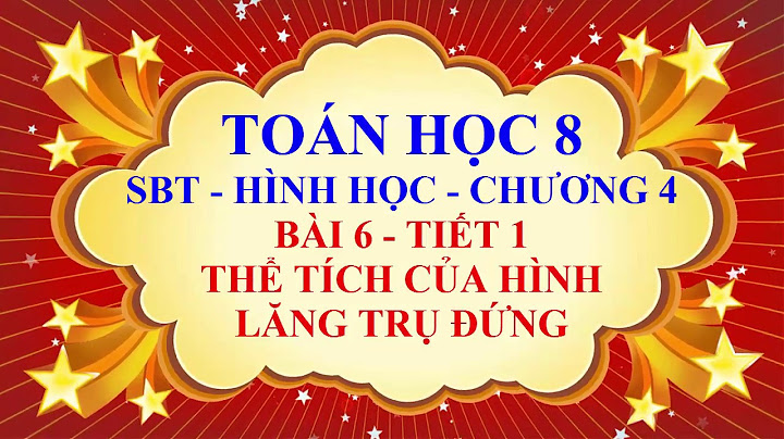 Bài tập tính thể tích hình lăng trụ lớp 8 năm 2024