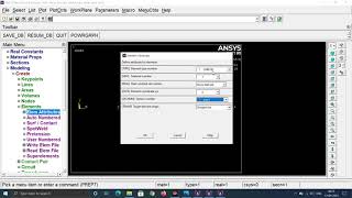 Problem on structural analysis bar under axial load using Ansys Mechanical APDL 2021