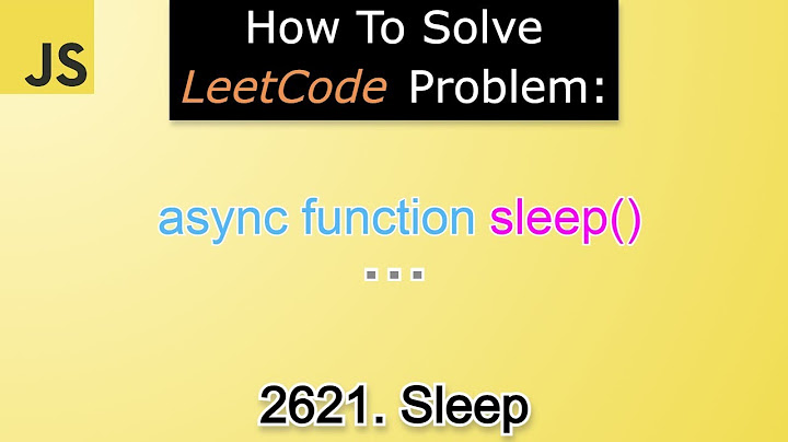 Solving LeetCode Problem 2621. Sleep | Exploring Asynchronous Programming | In-Depth Lesson