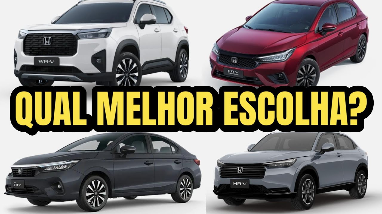 Honda WR-V, CITY ou HR-V, qual o melhor entre 152 e 166 mil // Caçador de Carros