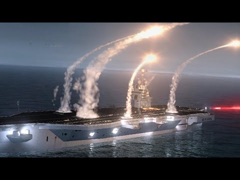 ArmA 3 goofing - the aircraft carrier ski jump