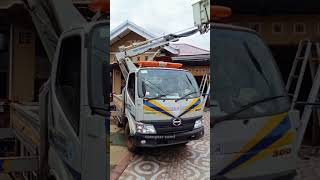 pemasangan kanopi di bantu oleh dishub #reelsvideo