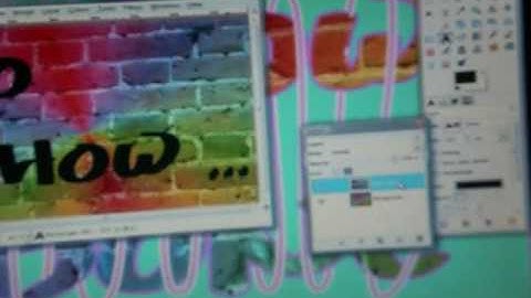 GIMP Graffiti-on-Brick Text Tutorial