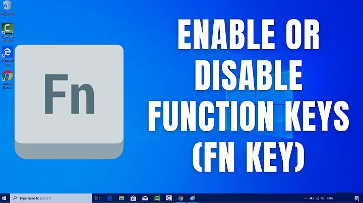 How to Enable or Disable Function Keys (Fn key) in Windows 10 | Fix Functions Keys Not Working