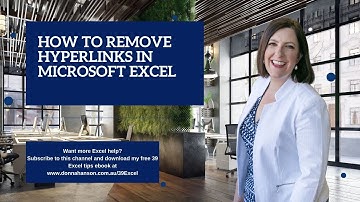 How to Remove Hyperlinks in MS Excel – Quick and Easy Steps!