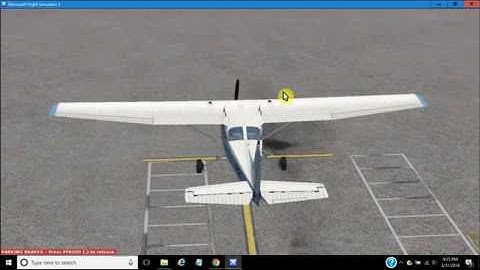 FSX Tutorials | Cessna C172SP Skyhawk | Episode 1: Basic Controls and How To Taxi To The Runway