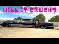 Will It Crush? Junkyard Limousine VS The Green Machine