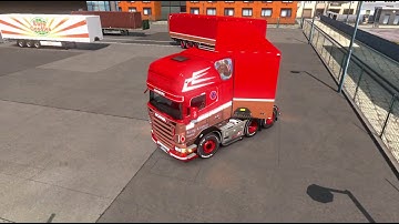 How to reverse a HCT (A-Double / A-Train) in ETS2 (Advanced Tight Parking)