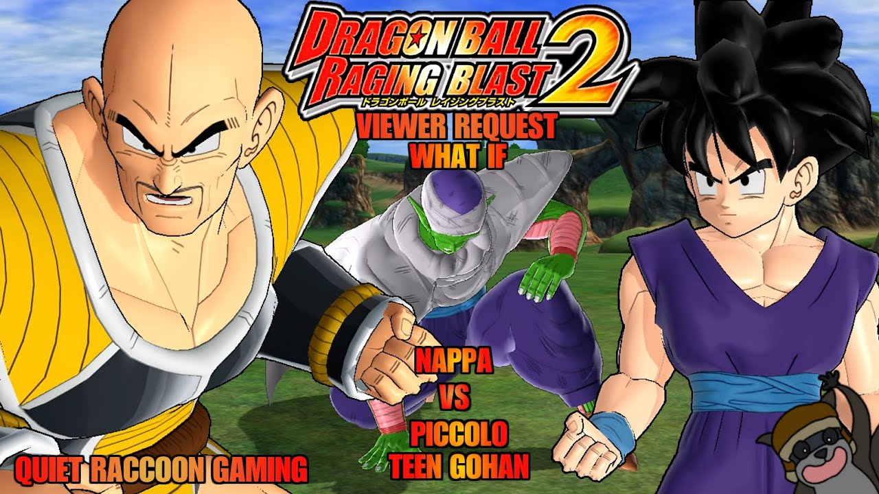 Dragon Ball: Raging Blast 2 (PS3) Viewer Request - What If? - Nappa vs. Piccolo & Teen Gohan