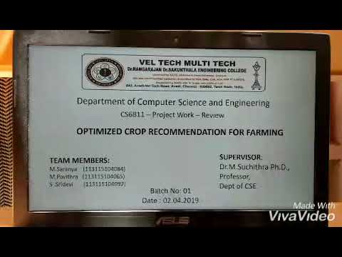 OPTIMIZED CROP RECOMMENDATION