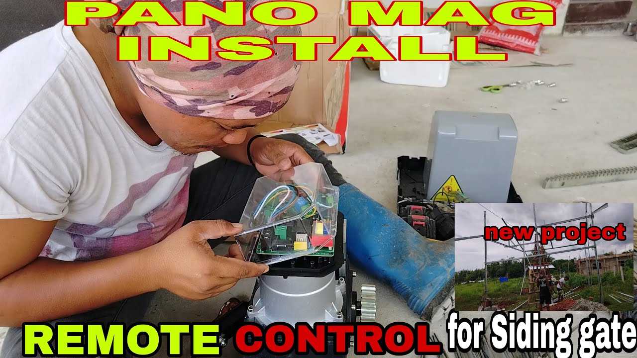 Pano mag install mg remote control for sliding gate| automatic gate ...