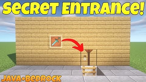 How to make secret entrance with item frame in Minecraft | New & Easy | 2021 |  fantaysify