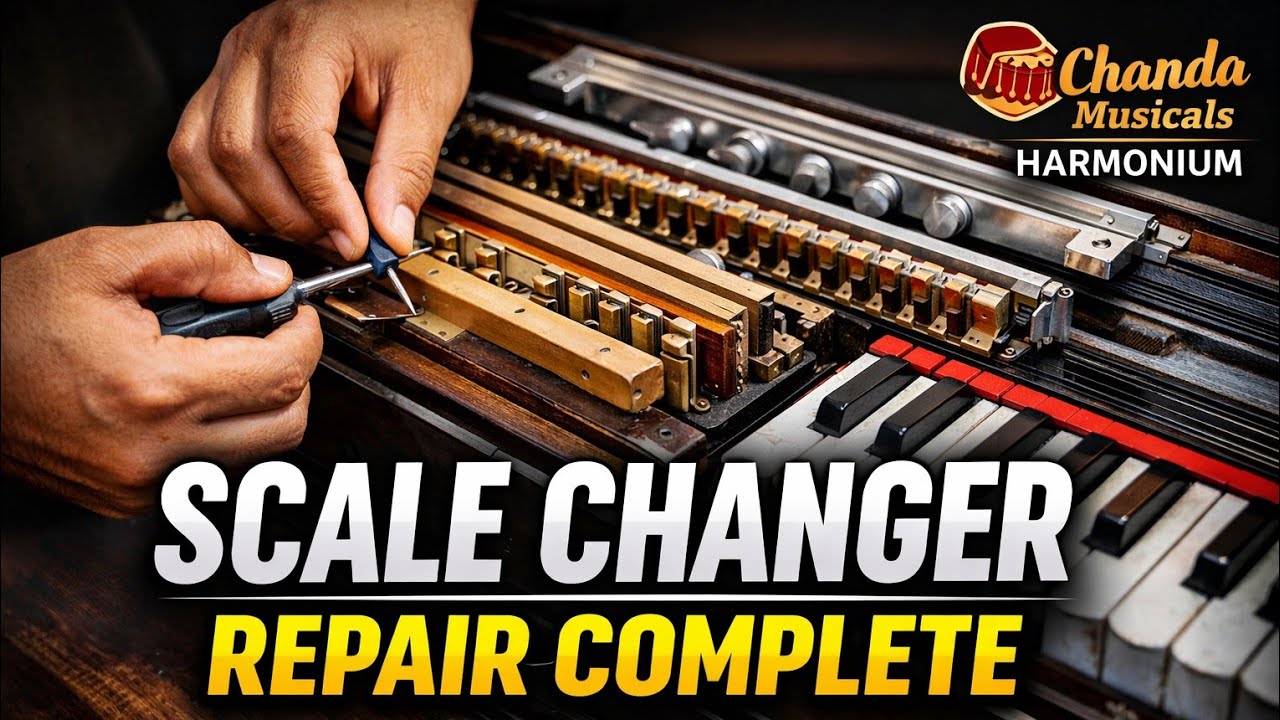 How to Repair Scale Changer Harmonium | Professional Workshop Restoration