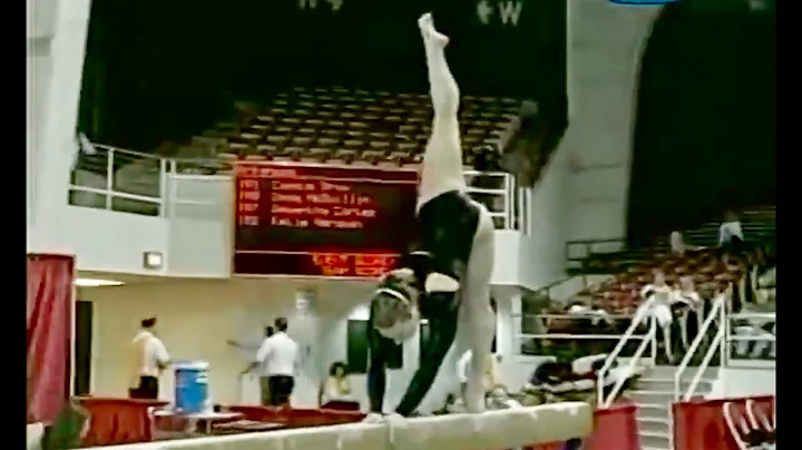 Freshman Heather Hite (Kentucky) with solid tumbli...