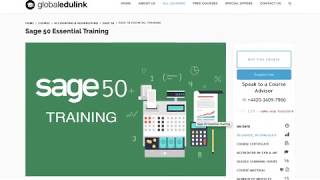 FREE COURSE -  Sage 50 Computerized Accounting - Level 1