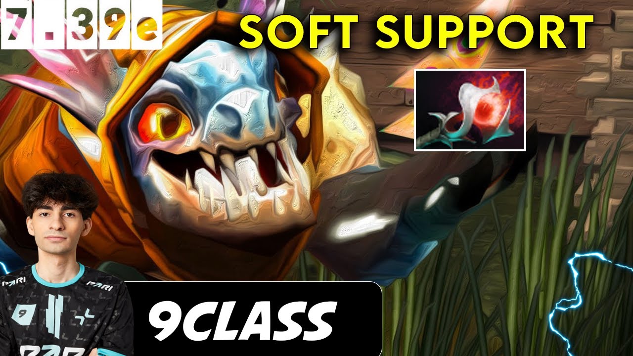 9Class Slark Soft Support - Dota 2 Patch 7.39e Pro Player Full gameplay