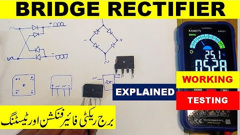 {876} How to test bridge rectifier using multimeter