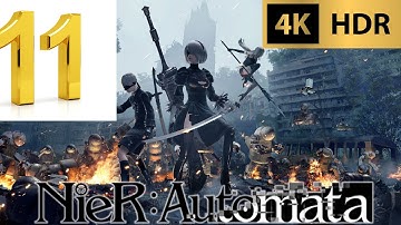 NieR: Automata Walkthrough Part 11 ( Ending B  )| 4K 60 FPS HDR | PS5 BC