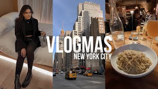 Vlogmas Day 20 | arriving in nyc! hotel tour + exploring the city