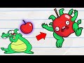 Dragon Transforms into Apple Dragon! | Boy &amp; Dragon | Cartoons for Kids | WildBrain Bananas