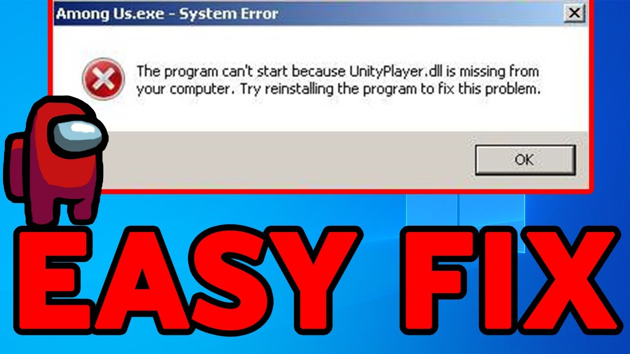 Не обнаружила unityplayer dll. UNITYPLAYER. Among us ошибка. Unity Player dll ошибка. Файл UNITYPLAYER.dll.